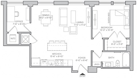 1 bedroom